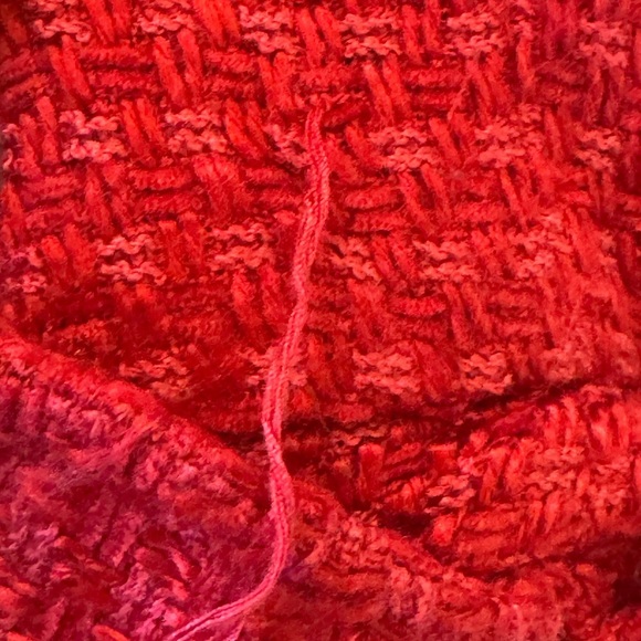 First Option Red Tweed Button Blazer Women’s Medium – Classic Style - Picture 8 of 11